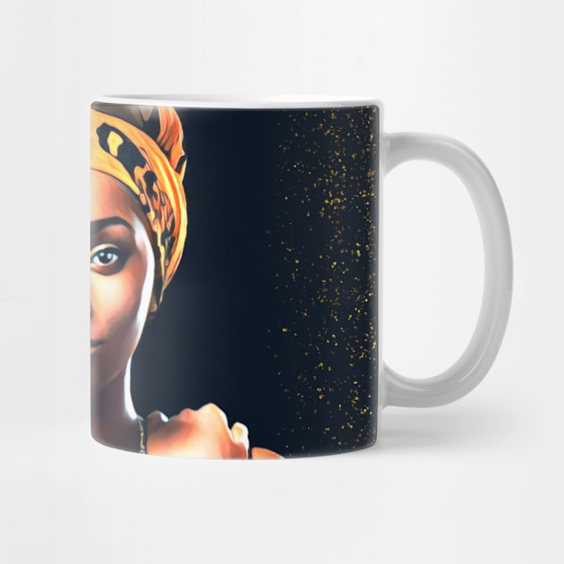 Golden Melanin  (Black Goddess) by Unique Designs